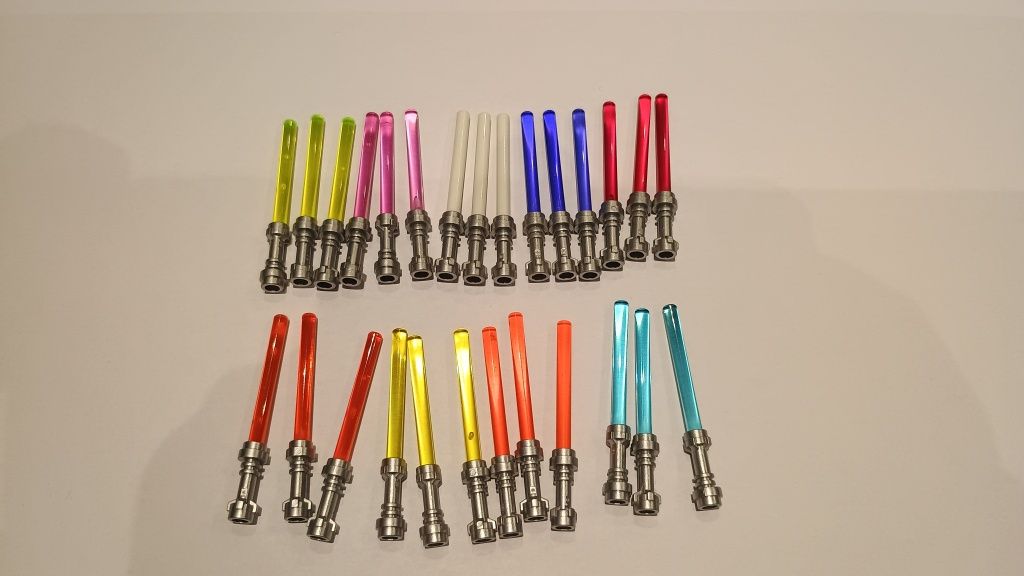 Klocki LEGO Nowe miecze świetlne mix 27 szt oryginalne