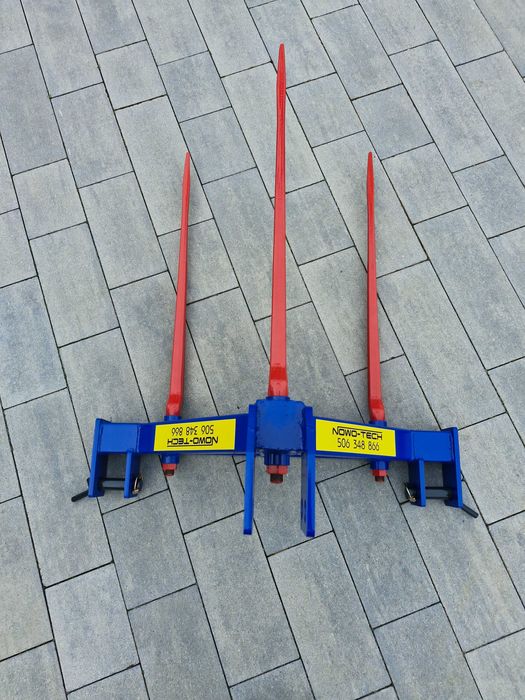 widły do bel, balotów, igła, podnośnik do siana na tył ciągnika, tuz