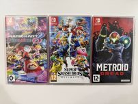 Комплект з 3-х ігор на катриджах для Nintendo Switch