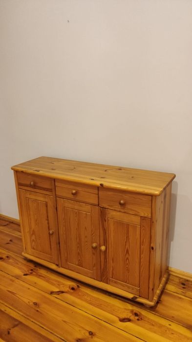 Komoda Sosnowa, masywna, drewniana!