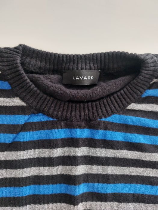 Lavard lekki jak NOWY sweter sweterek męski młodzieżowy paski r. M
