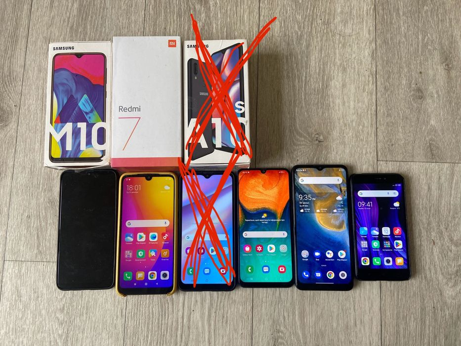 Телефони Samsung Xiaomi