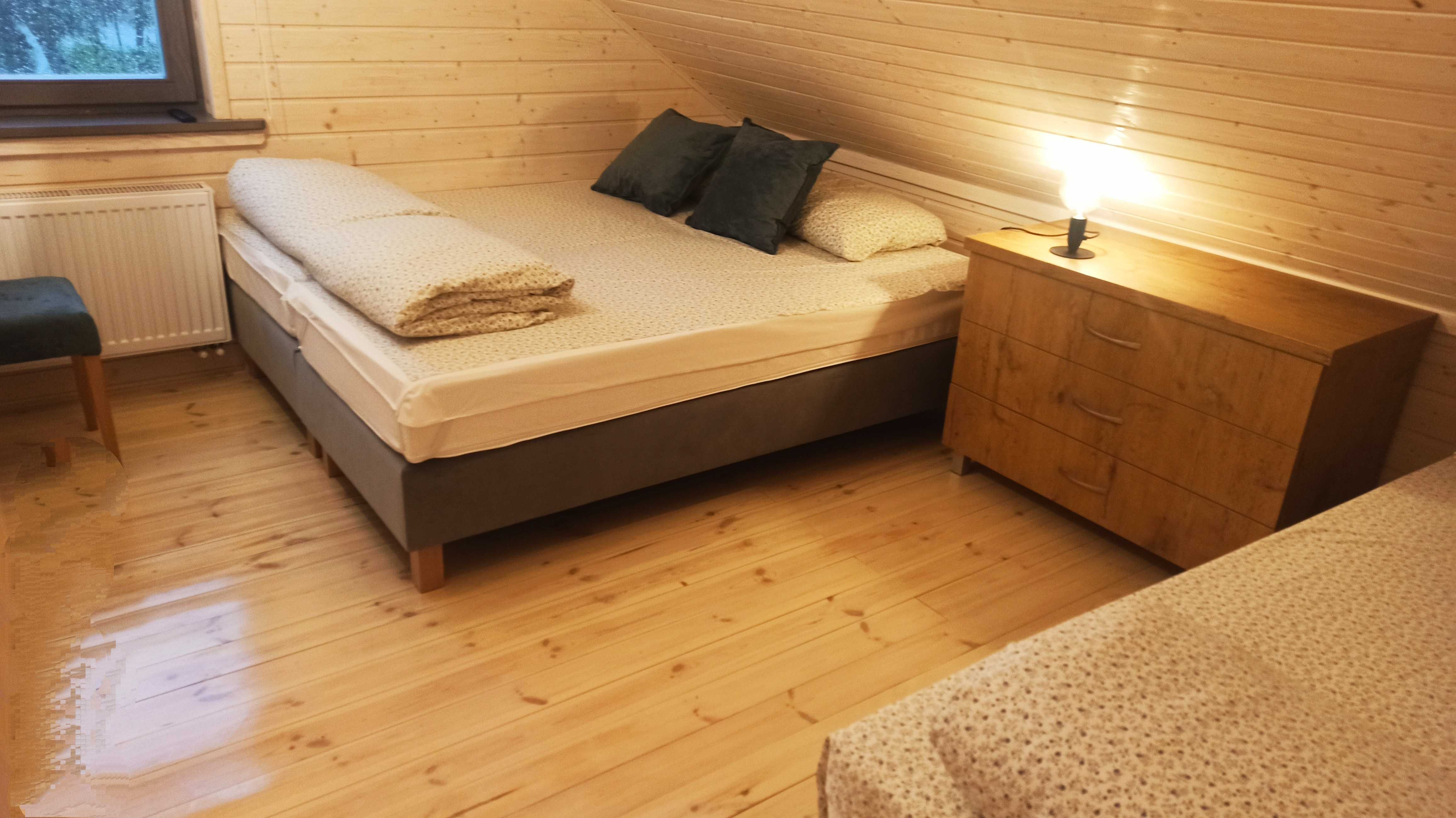 Domek na Mazurach z jacuzzi, sauna, 8 os.  Mrągowo, jezioro 1,2 km