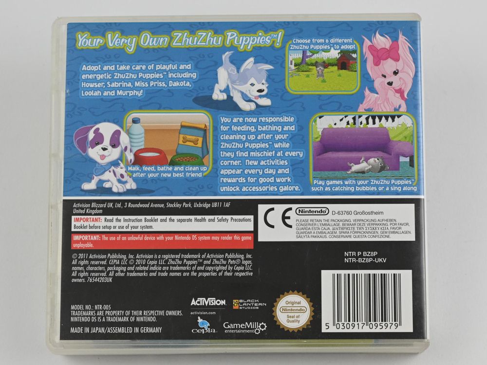 NINTENDO - DS Lite - Gra ZhuZhu Puppies