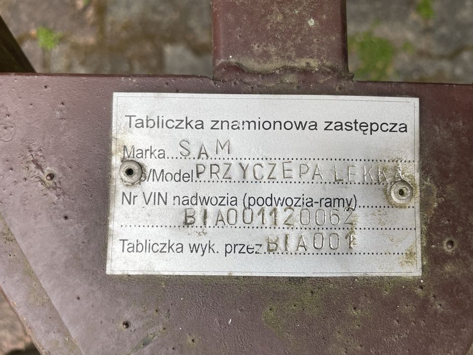 Przyczepka podlodziowa