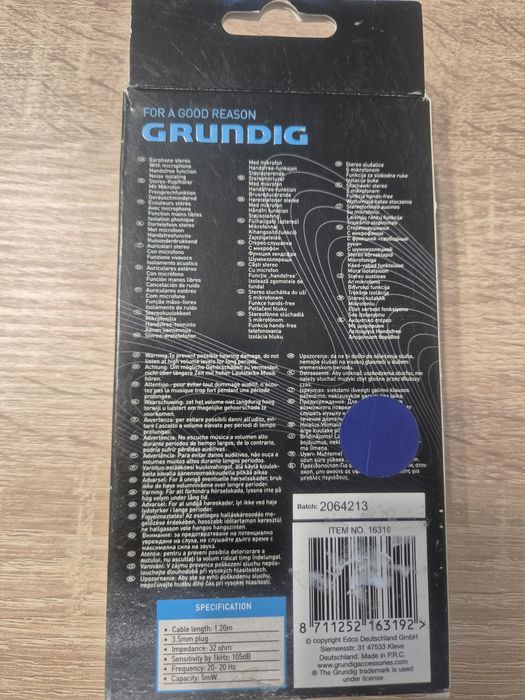 Słuchawki Grundig