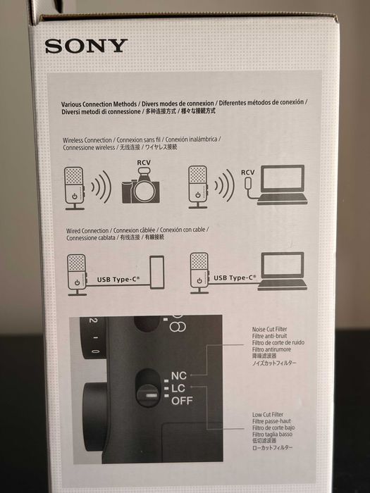 Microfone sem Fios Sony ECM-S1 Novo nunca usado