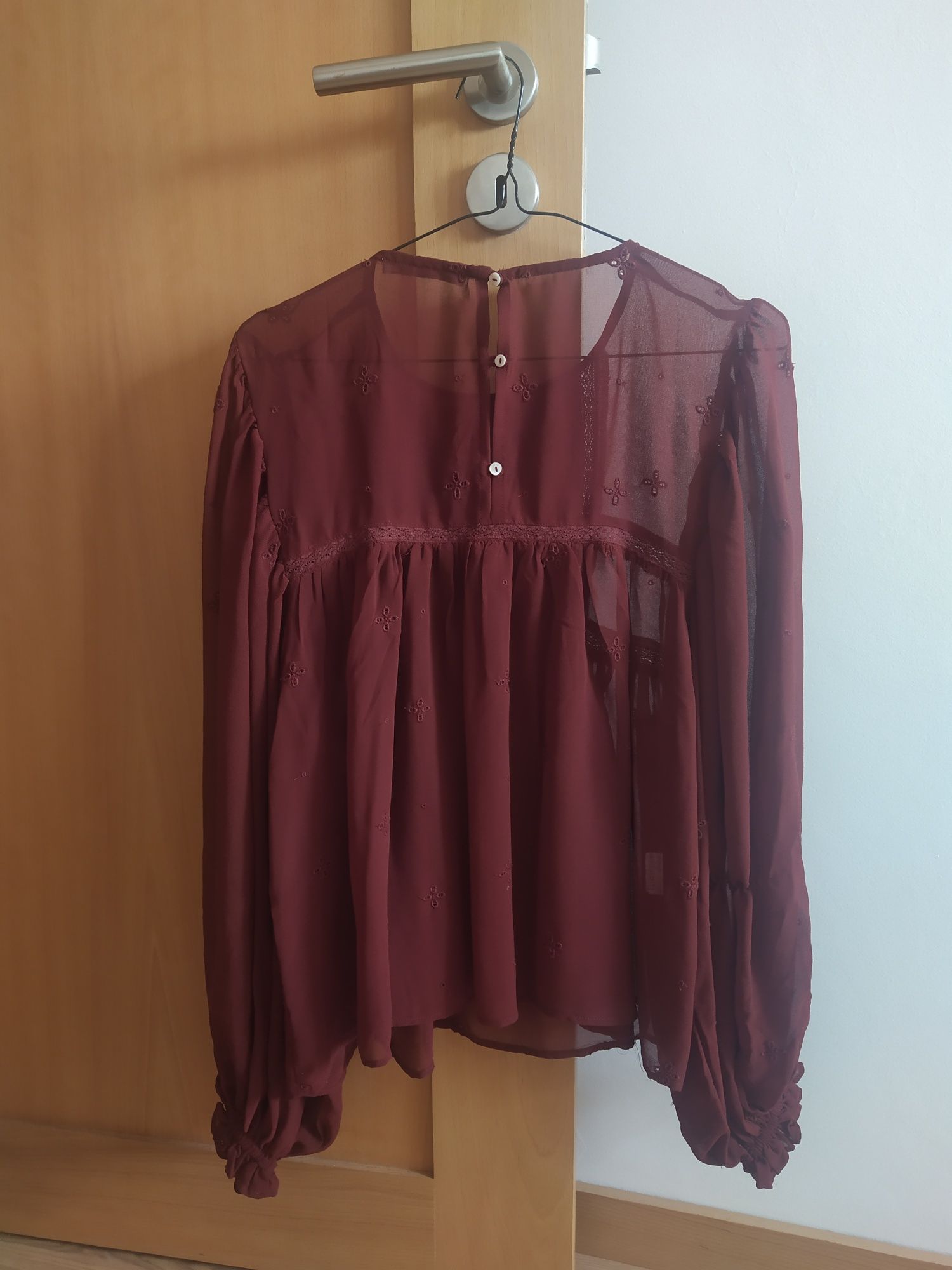 Blusa Grená da Mango