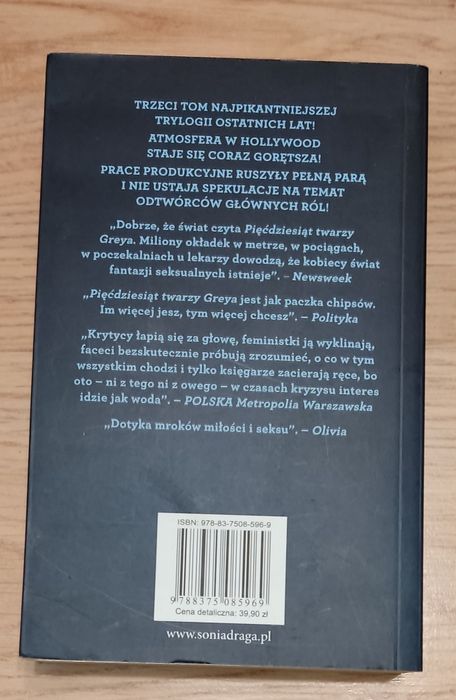 Nowe oblicze Greya. Pięćdziesiąt odcieni. Tom 3