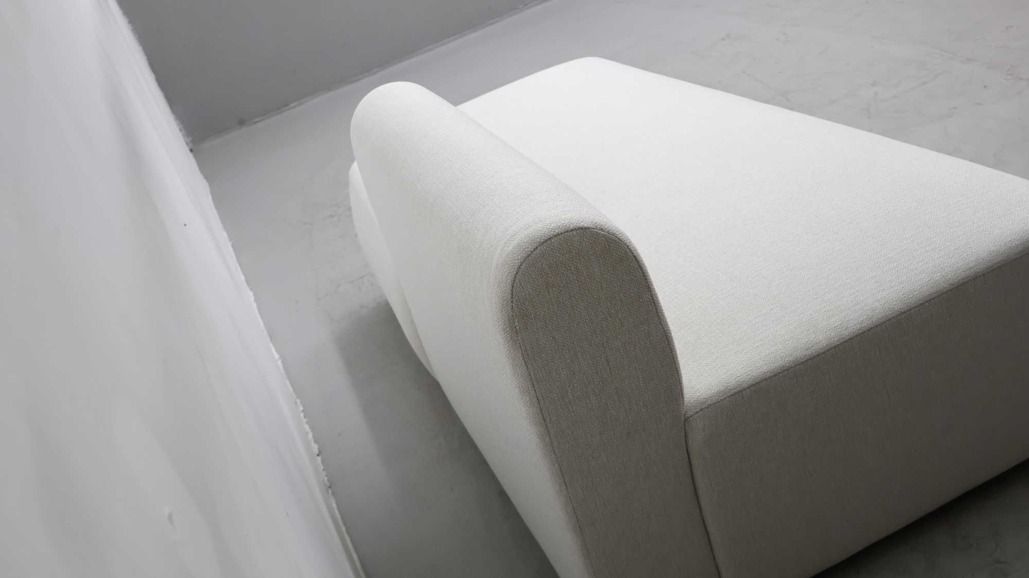 Sub Szezląg NOWA SOFA 3 os. KANAPA tkanina obły kształt Sofia Westwing