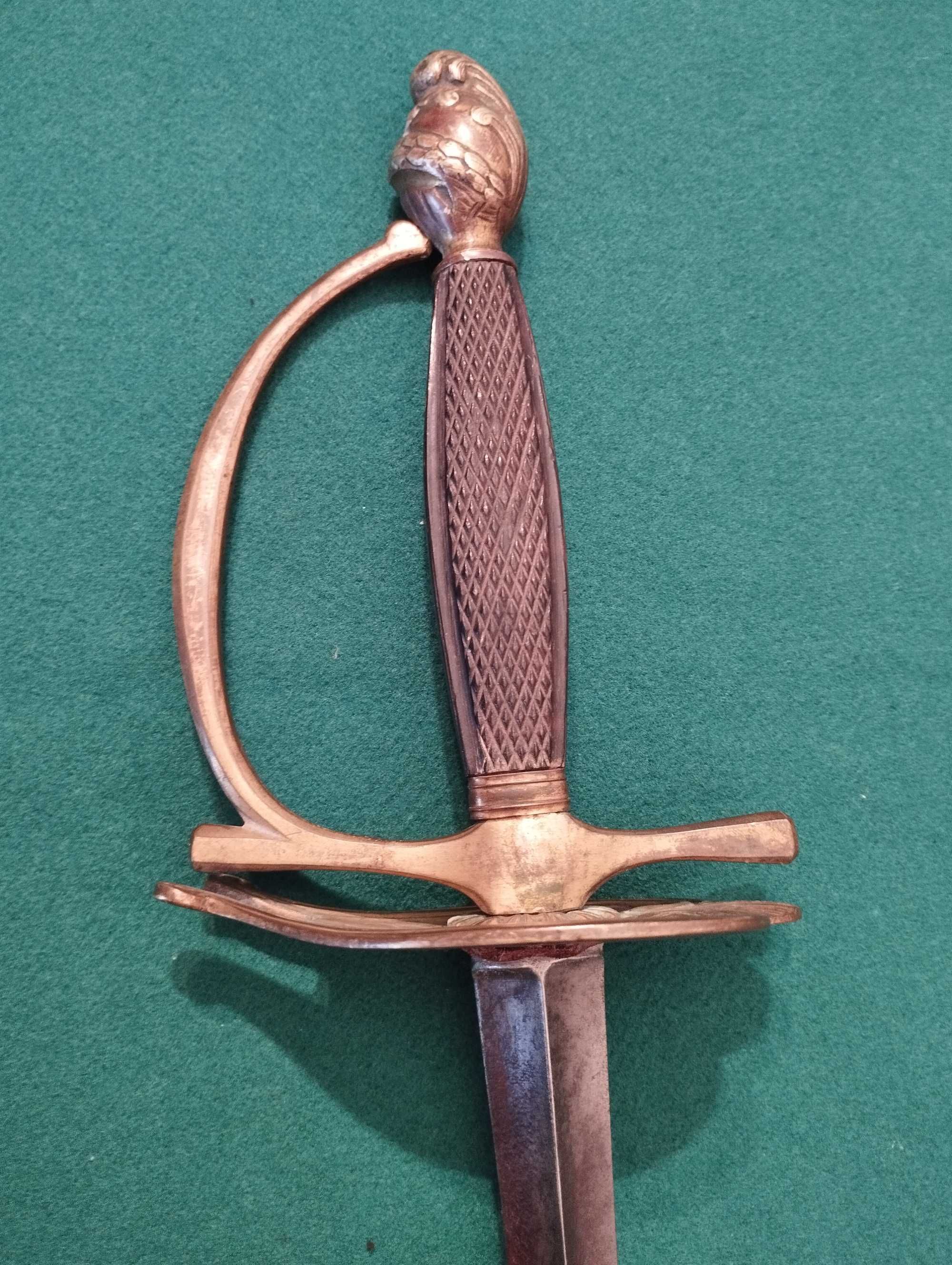 Espada de alto oficial francês,  reg.  Vendémiaire ano XII, 1805