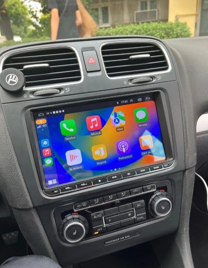 Auto Rádio Android Gps Bluetooth Canbus 2gb 32g Volkswagen Seat Skoda