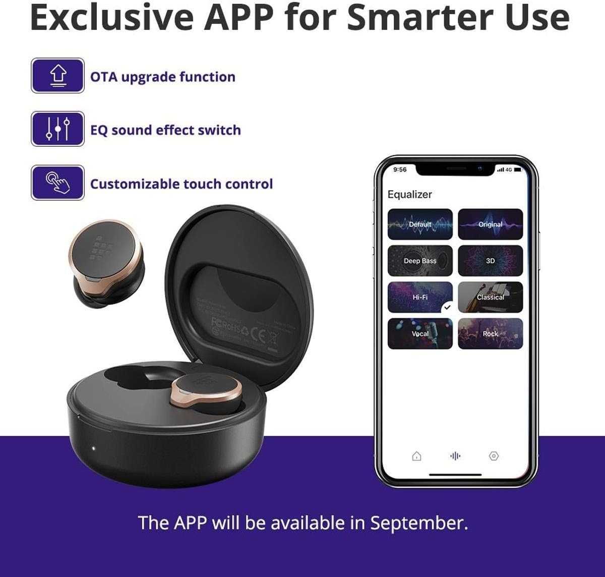 TRONSMART APOLLO BOLD bezprzewodowe Słuchawki Bluetooth 5.2 ANC do 10h