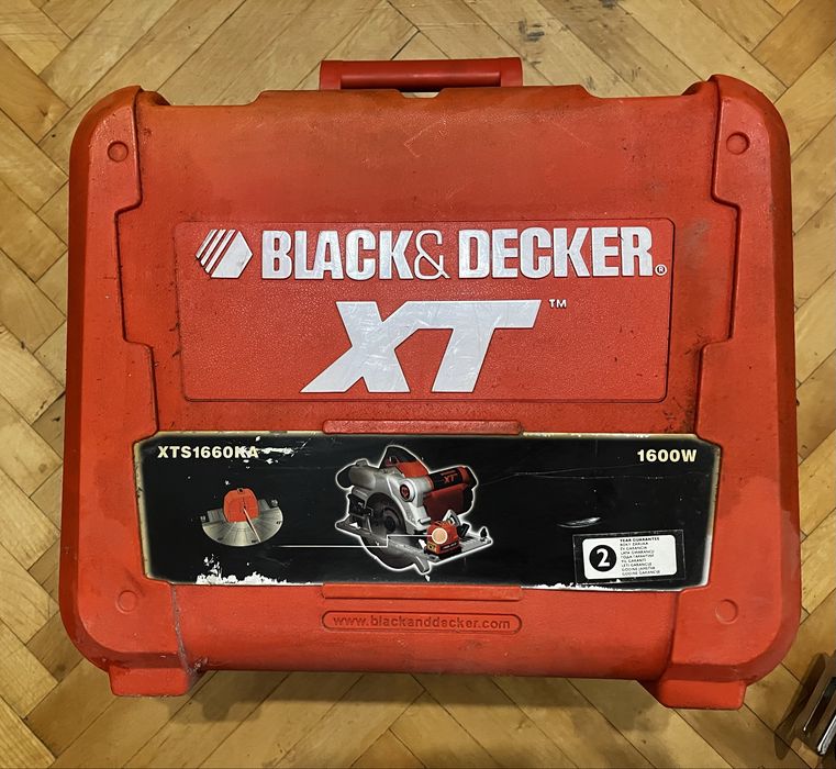 Циркулярная пила Black & Decker XTS1660KA (1600W) + кейс