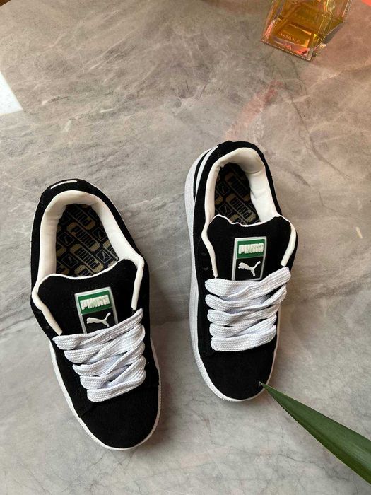 !PREMIUM! Puma Suede XL Black White 37 38 39 40 41 42 43 44 45
