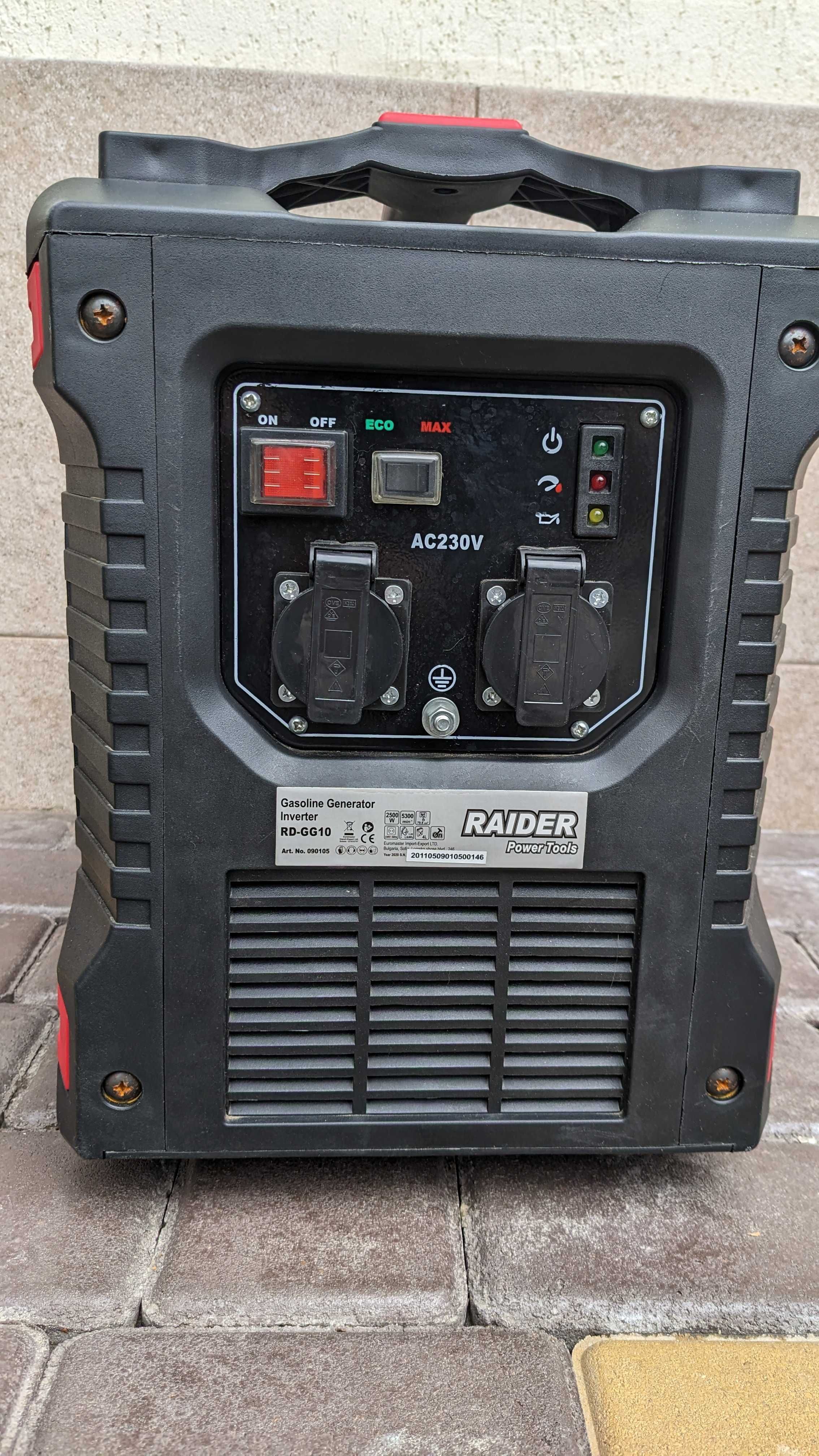 Генератор инверторный Raider RD-GG10 2500w
