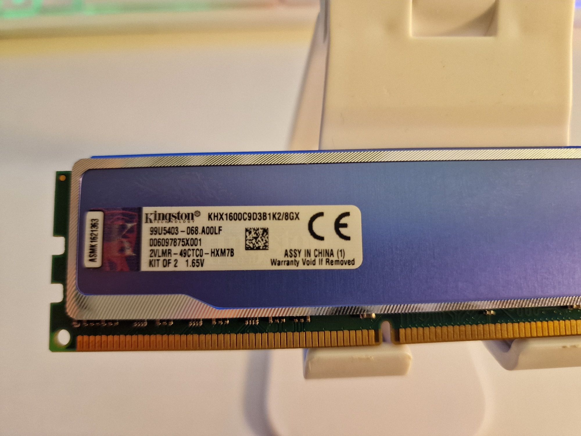 Оперативная память от Kingston HYPERX blue 1333Mhz DDR 3