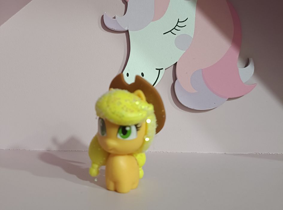 My Little Pony Applejack glitter G4 Hasbro figurka MLP cmc