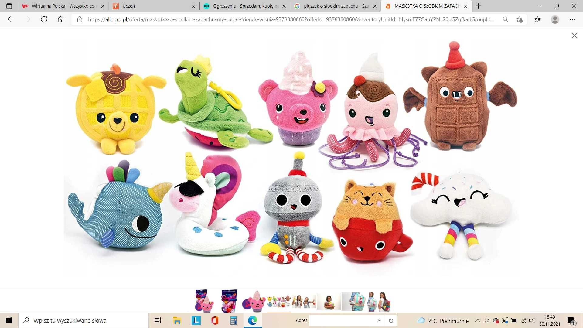 Nowy  My Sugar Friends - Pluszak maskotka o słodkim zapachu Milly