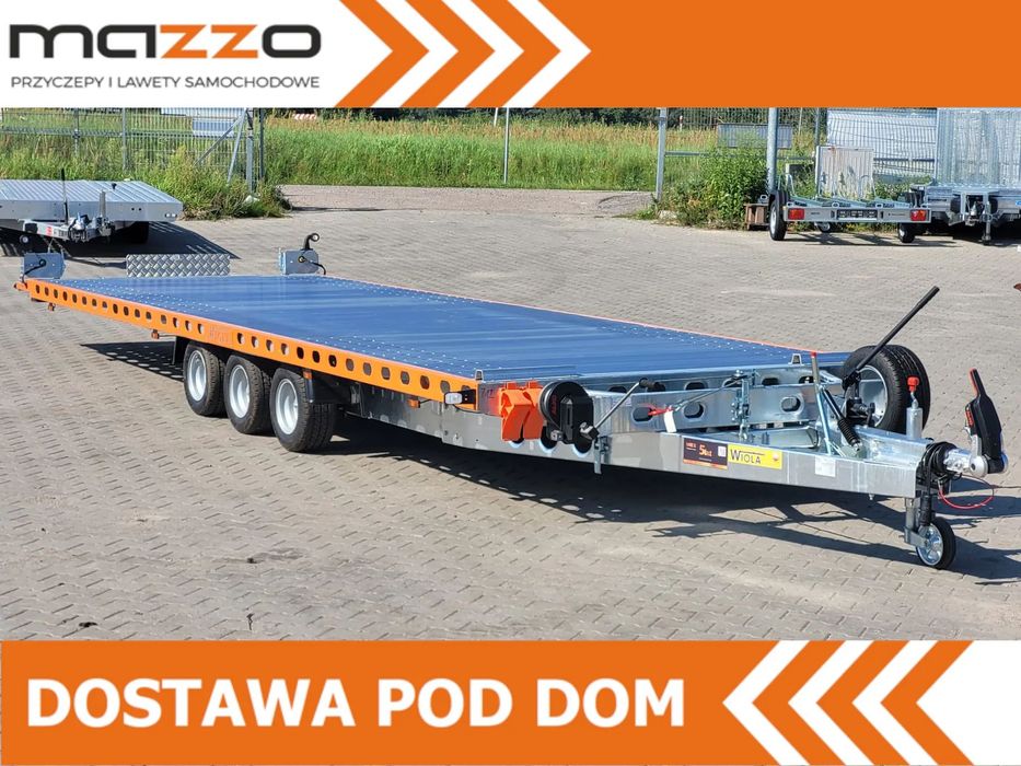 Wiola Laweta uchylna 650x207cm DMC3500kg stabilizator jazdy AKS, panele aluminiowe  Laweta uchylna 650x207cm DMC3500kg stabilizator jazdy AKS, panele alum