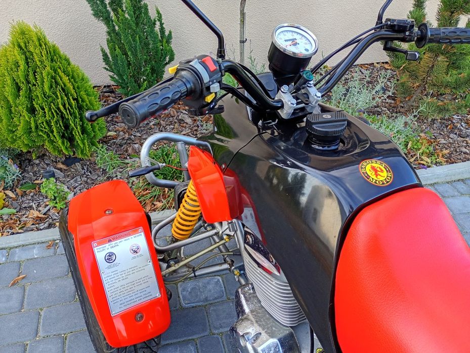 Quad Honda Barossa 250 wsteczny homologacja