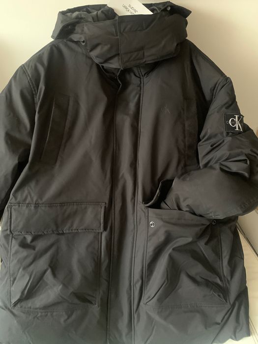 Calvin Klein płaszcz puchowy męski kurtka CK
