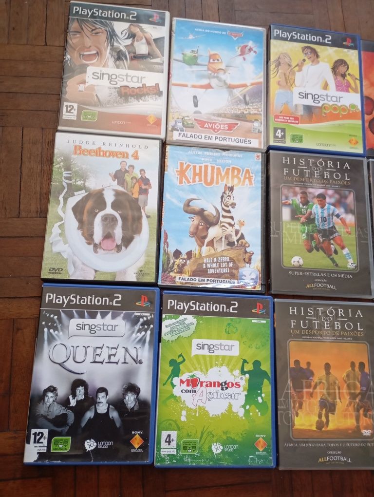 DVDs usados 2€ cada