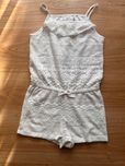 Letni kombinezon krótkie spodenki boho koronkowy H&M rozm 122/128