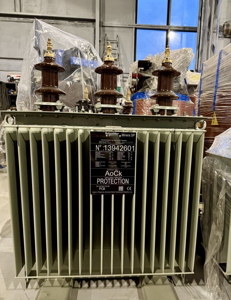 Transformator Schneider Electric 100 kVA 20/0,4 kV – 2021 – ONAN