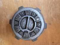 Korek wlewu paliwa, szyfr, fiat 126p, lada, ZSSR,