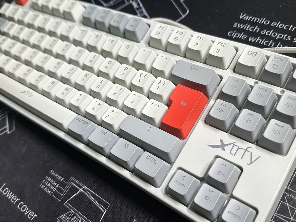 Клавиатура мезаническая игровая Xtrfy K4 TKL RGB Retro