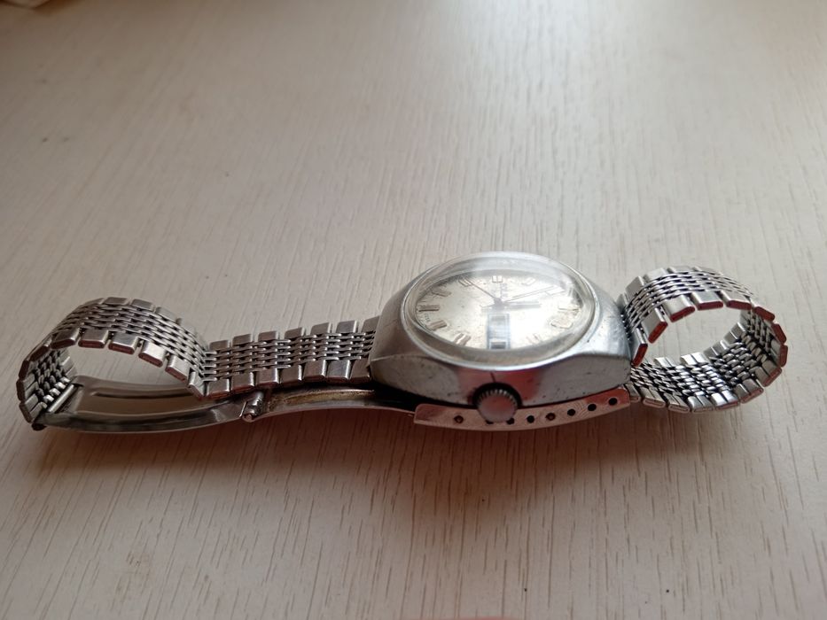 Часы полёт рыбий глаз. Полёт стадион. Годинник польот! Робочий!