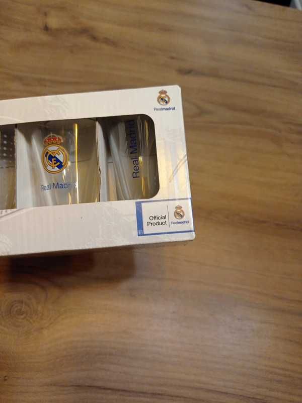 NOWE Kieliszki REAL MADRYT / REAL MADRID oryginalne  50 ml