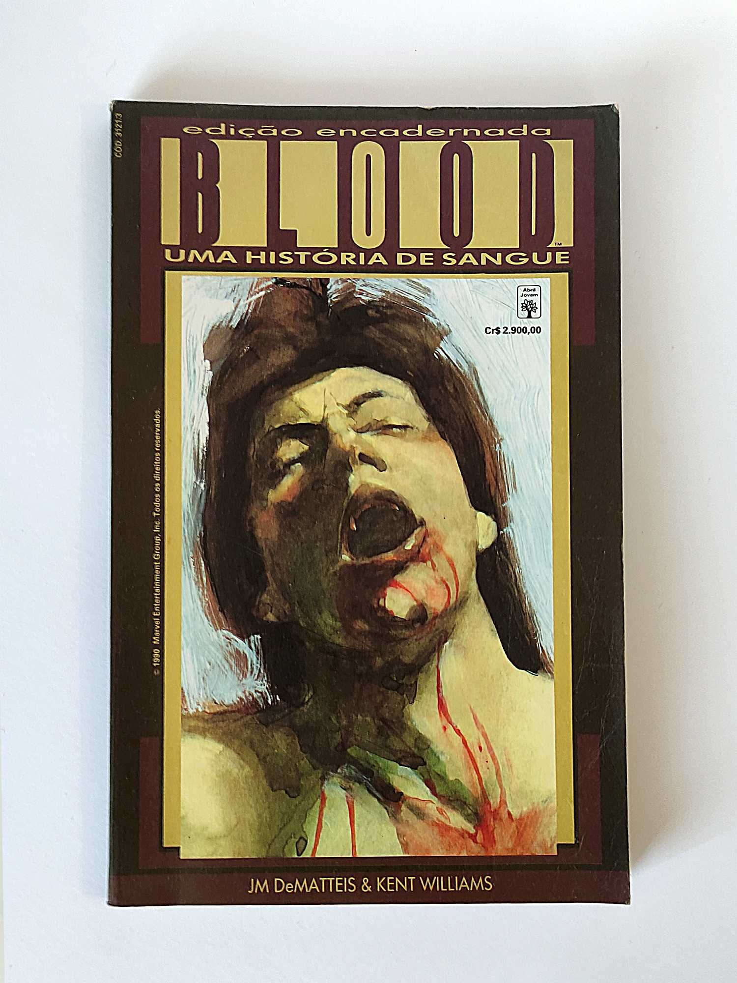 Livro BD - Blood - 1991 Uma História de Sangue (Edição de Luxo)