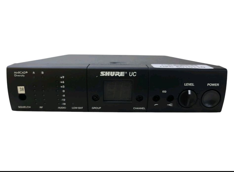 Shure UC24/SM87. Audio-Technica AEW R4100/T5400.