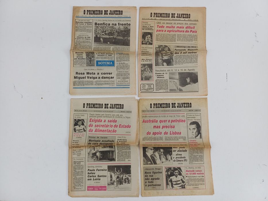 Lote 4 jornais: FERNANDO MAMEDE