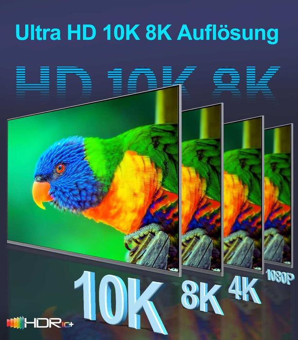 Kabel Hdmi 2.1 3m 48gbps 8k 60hz 4k 240hz Hdr10+ Ear C Ps5 Xbox Tv