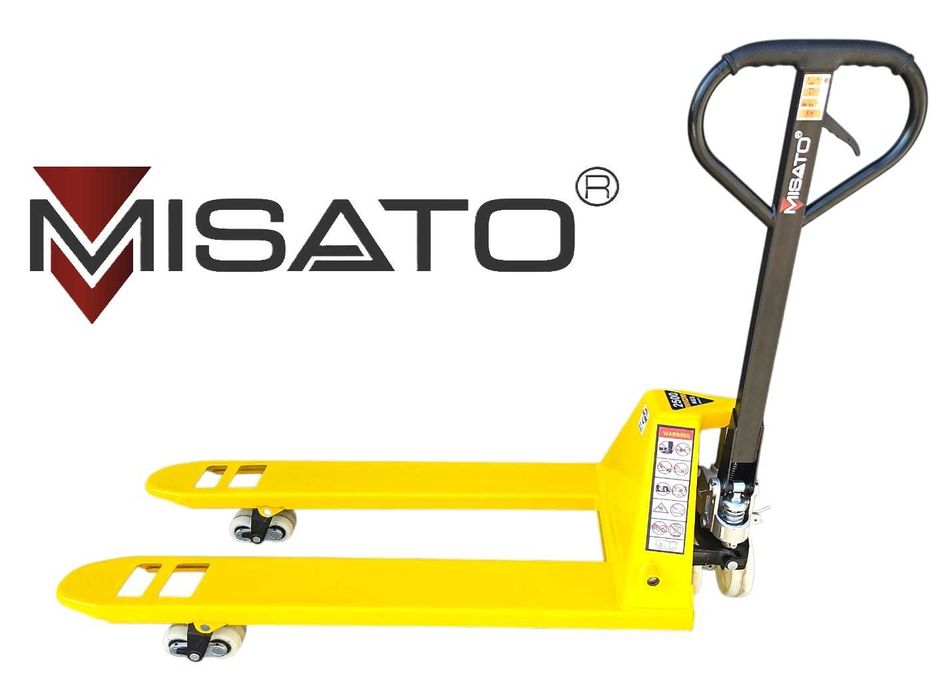 Paleciak Misato 2500kg 2.5T wózek paletowy ręczny solidny mocny