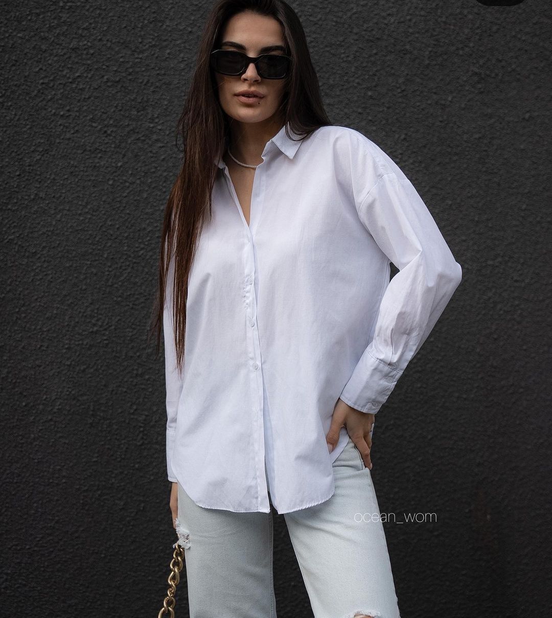 Базова біла сорочка