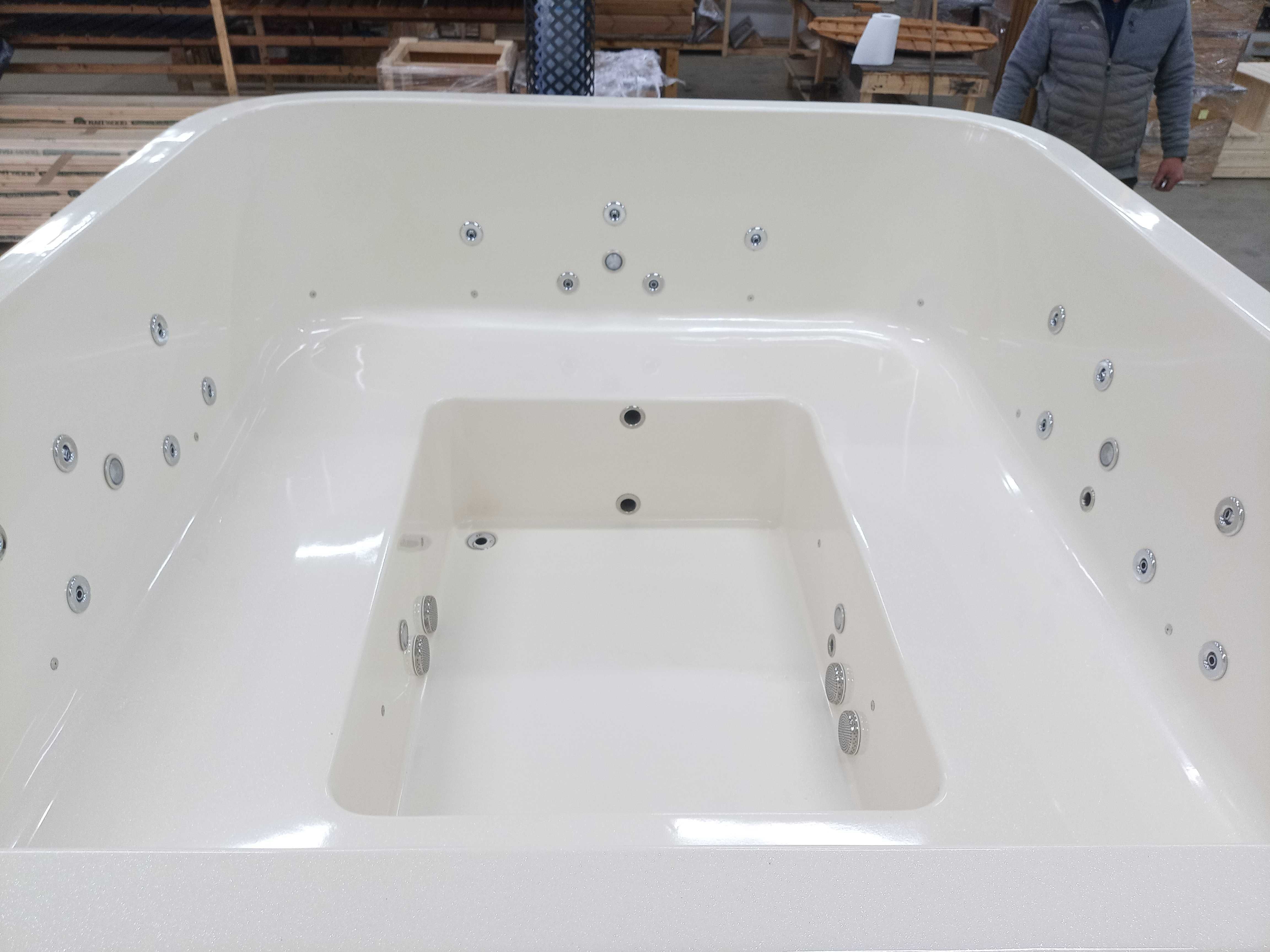 Jacuzzi Ogrodowe dla 14 osób Premium Balia Ogrodowa Gorąca Beczka