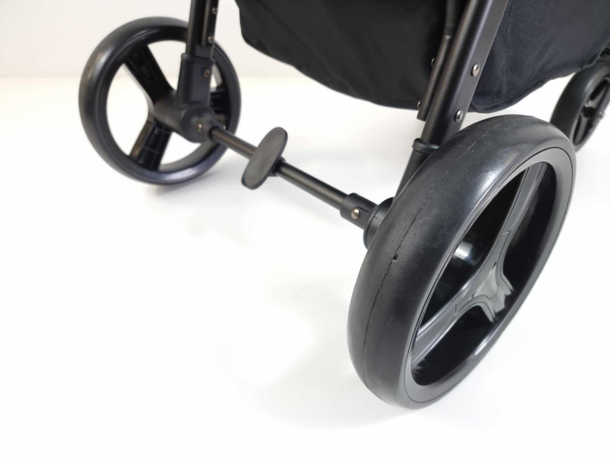 Wózek spacerowy Kinderkraft Grande Plus do 22 kg Black czarny jak nowy