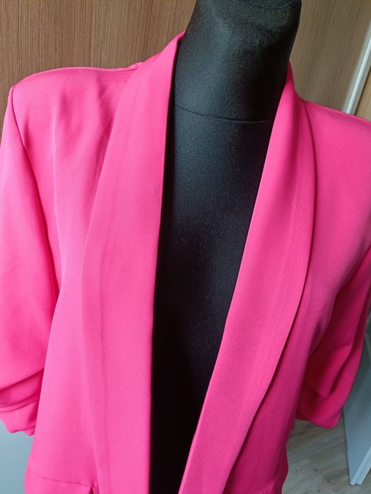 Fuksjowa marynarka sportowa elegancka r.xxl New Collection moda włoska