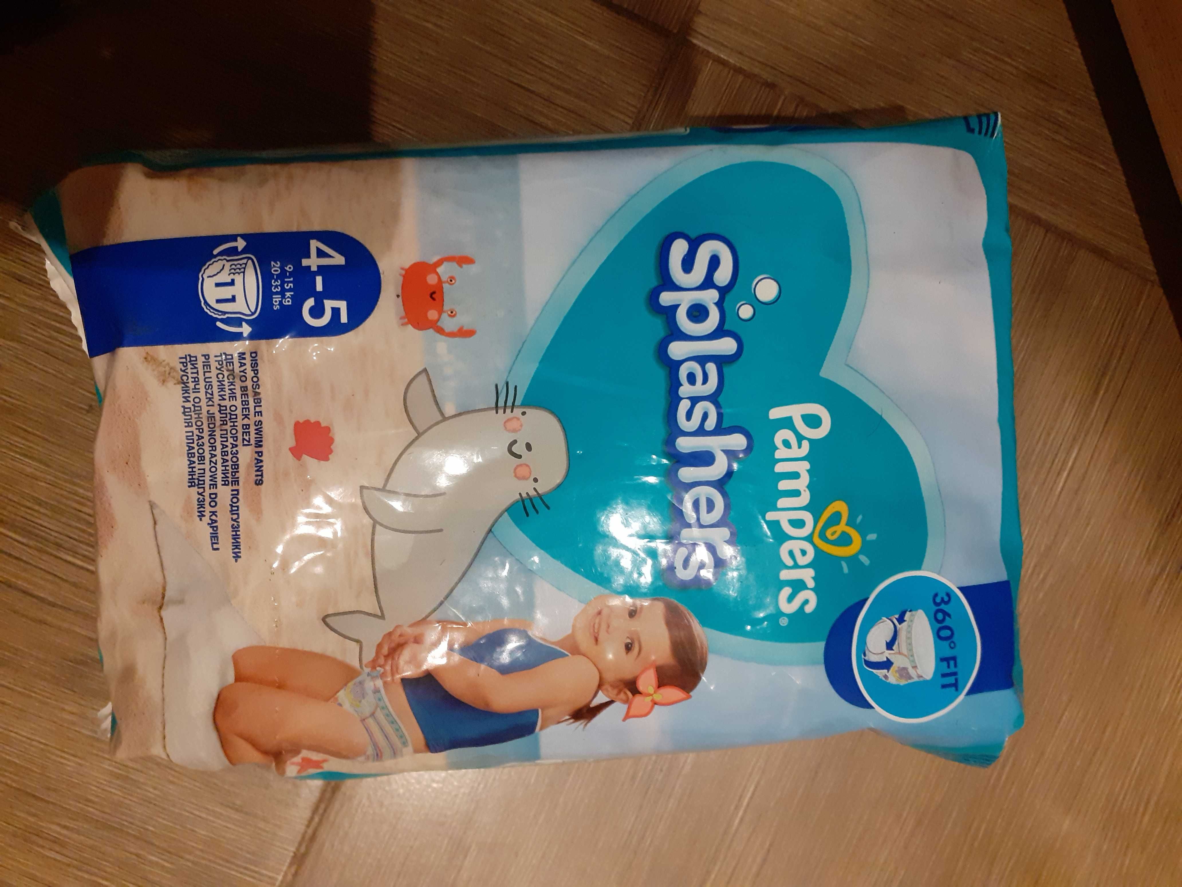 Pampers splashers rozm 4-5, sztuk 11