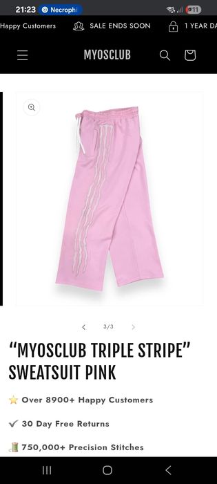 Штани під стиль Monster Enegry Strawberry Dreams, рожеві, широкі