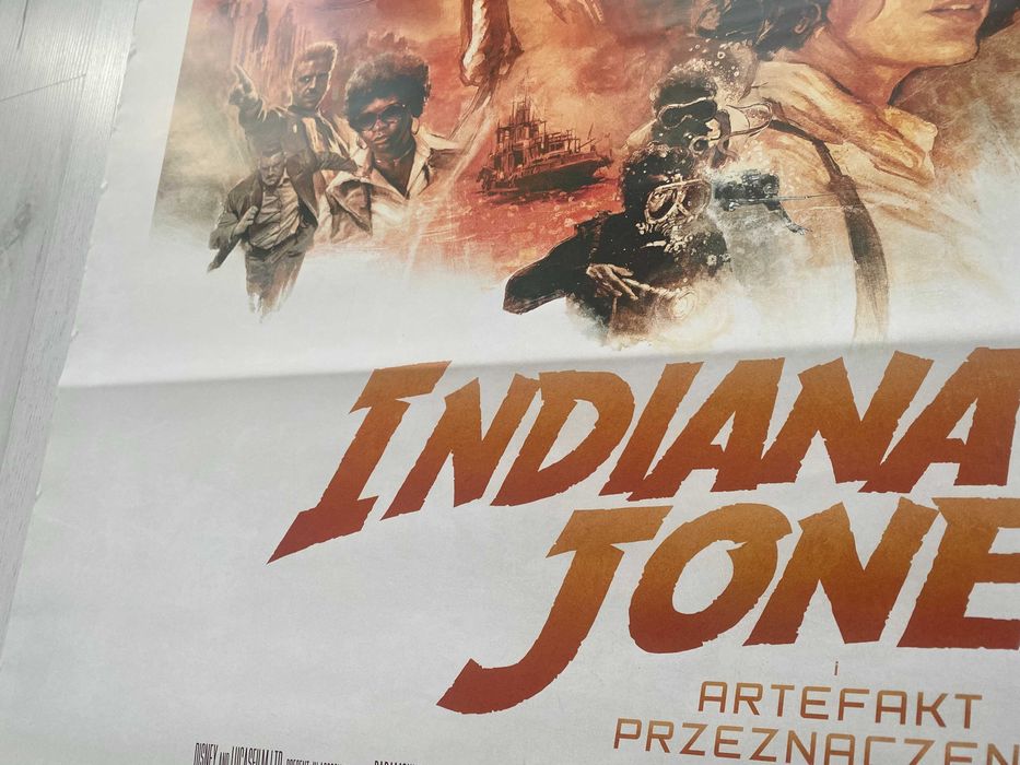 Plakat filmowy "Indiana Jones i Artefakt Przeznaczenia"