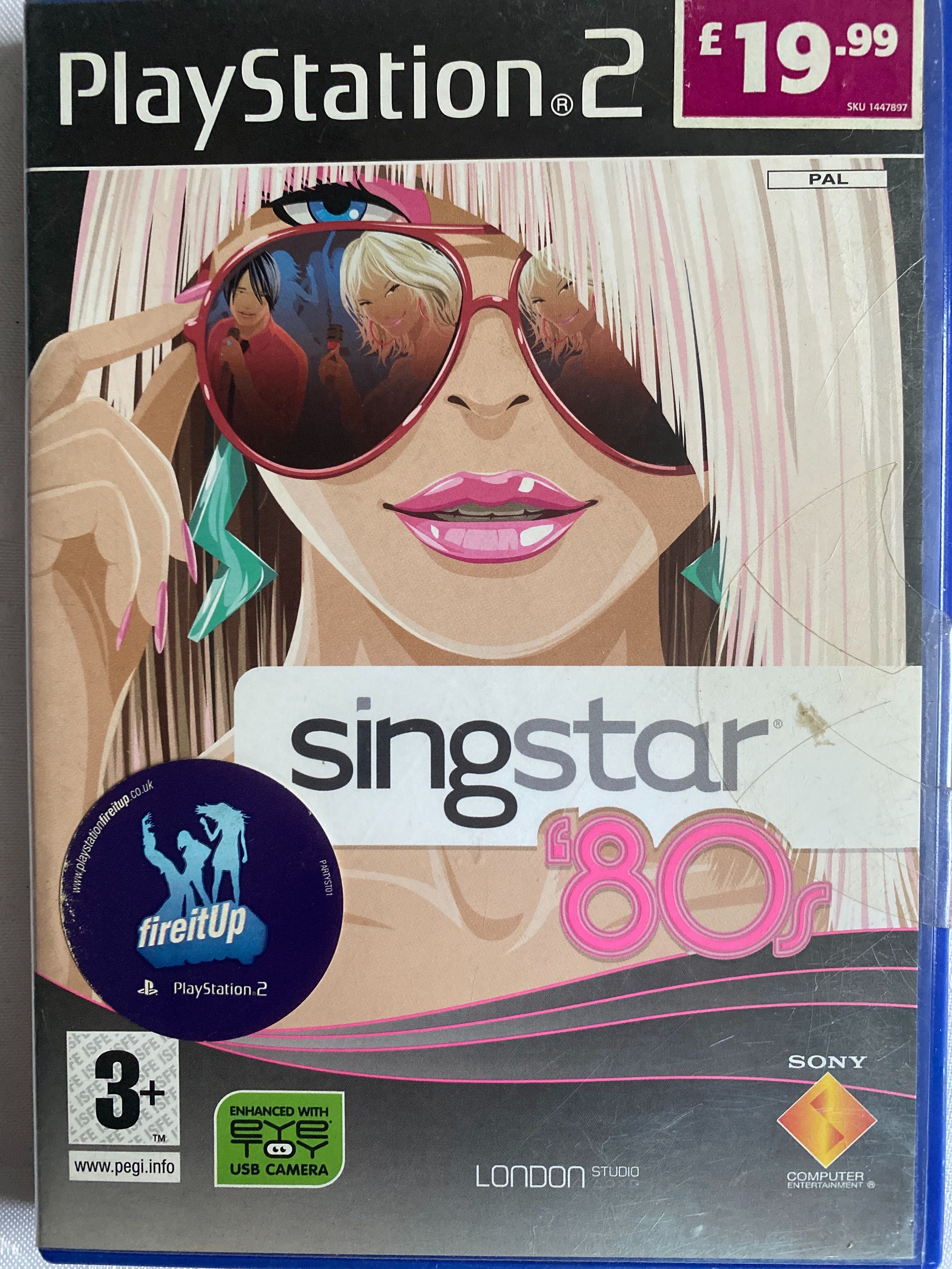 Singstar 80s PS2 wersja Amerykańska