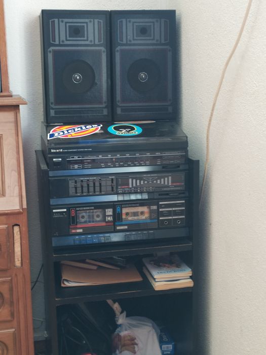 Aparelhagem antiga savana a funcionar