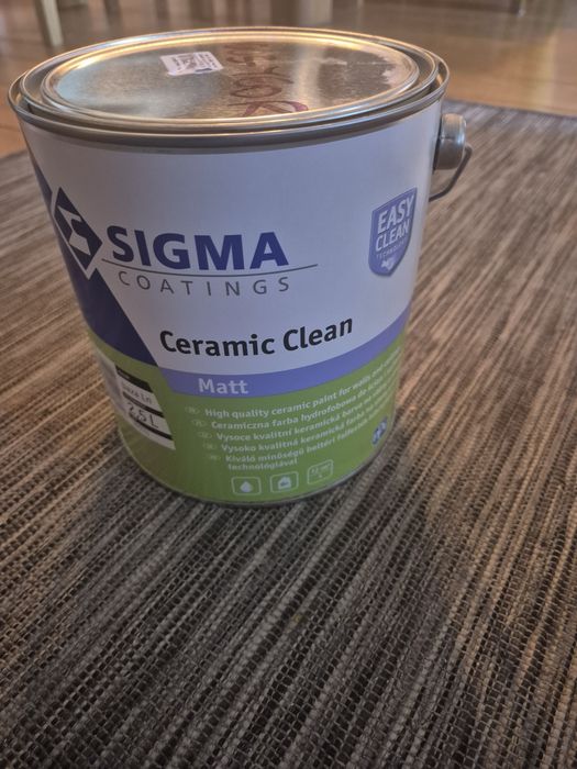 Farba ceramiczna wysokiej jakości Sigma ceramic clean 1005-Y60R
