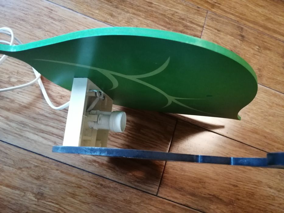 Kinkiet lampka lampa dziecięcy biedronka na liściu