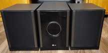 Subwoofer LG XDS123W i kolumny LG XDS123V